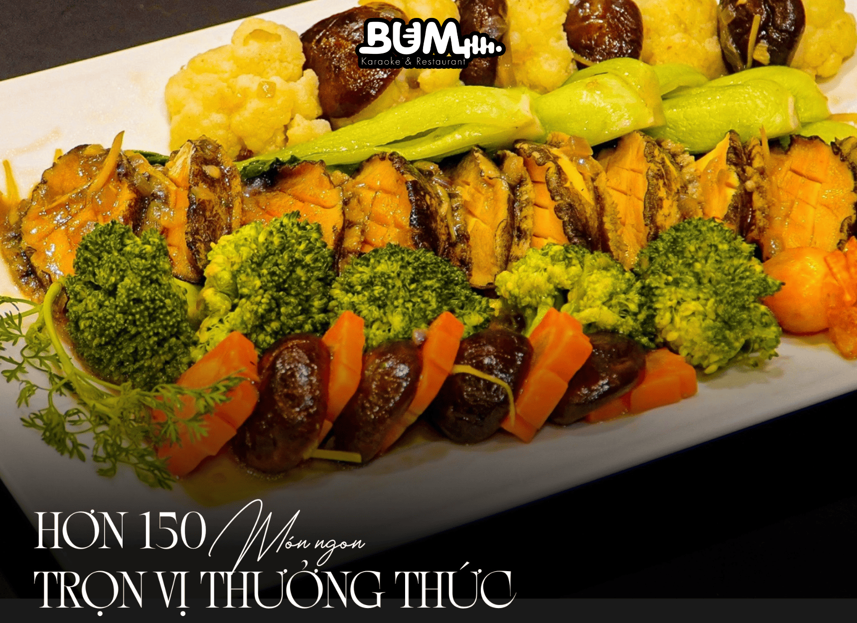 Hơn 150 món ăn đa dạng phong phú