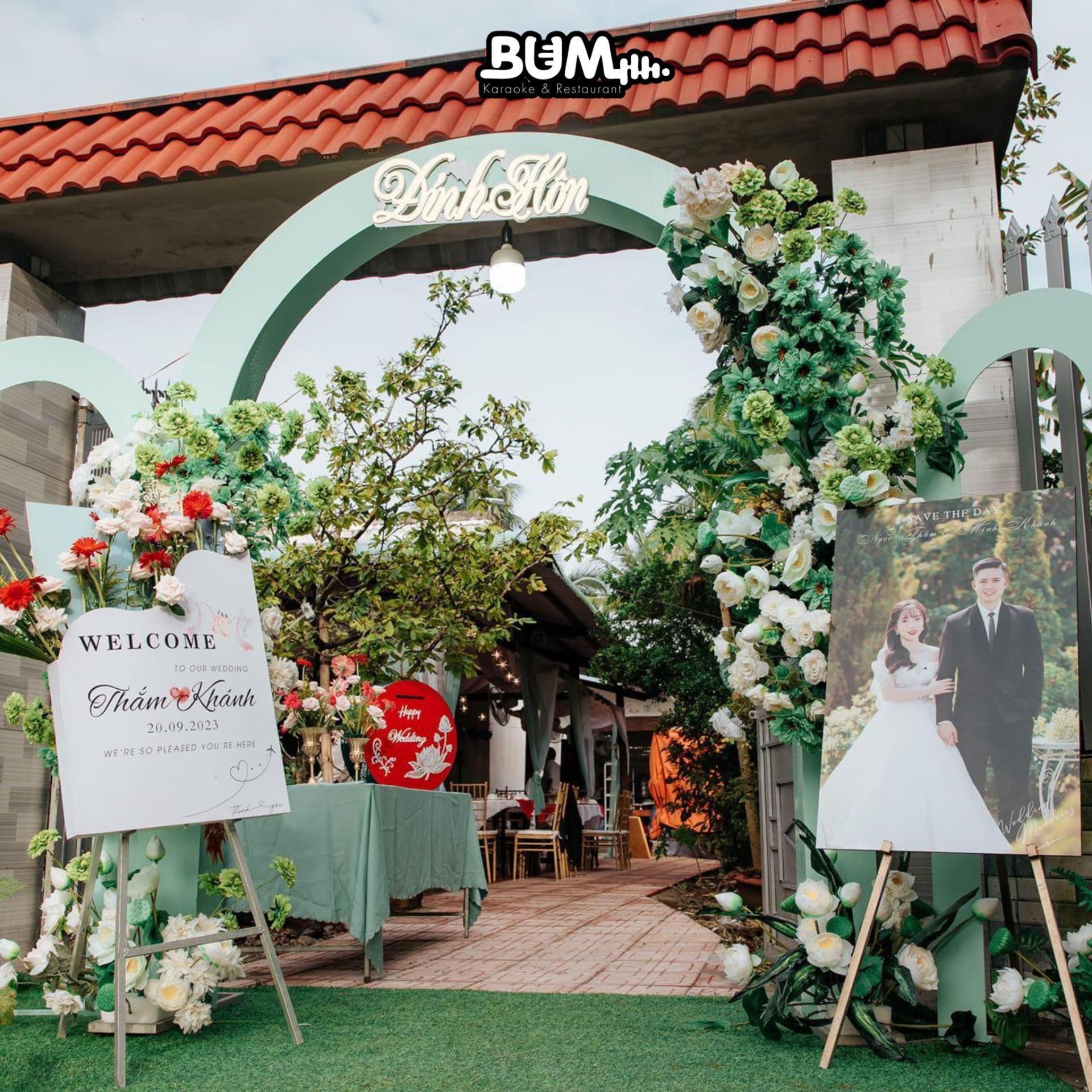 Dịch vụ đặt tiệc cưới tại nhà