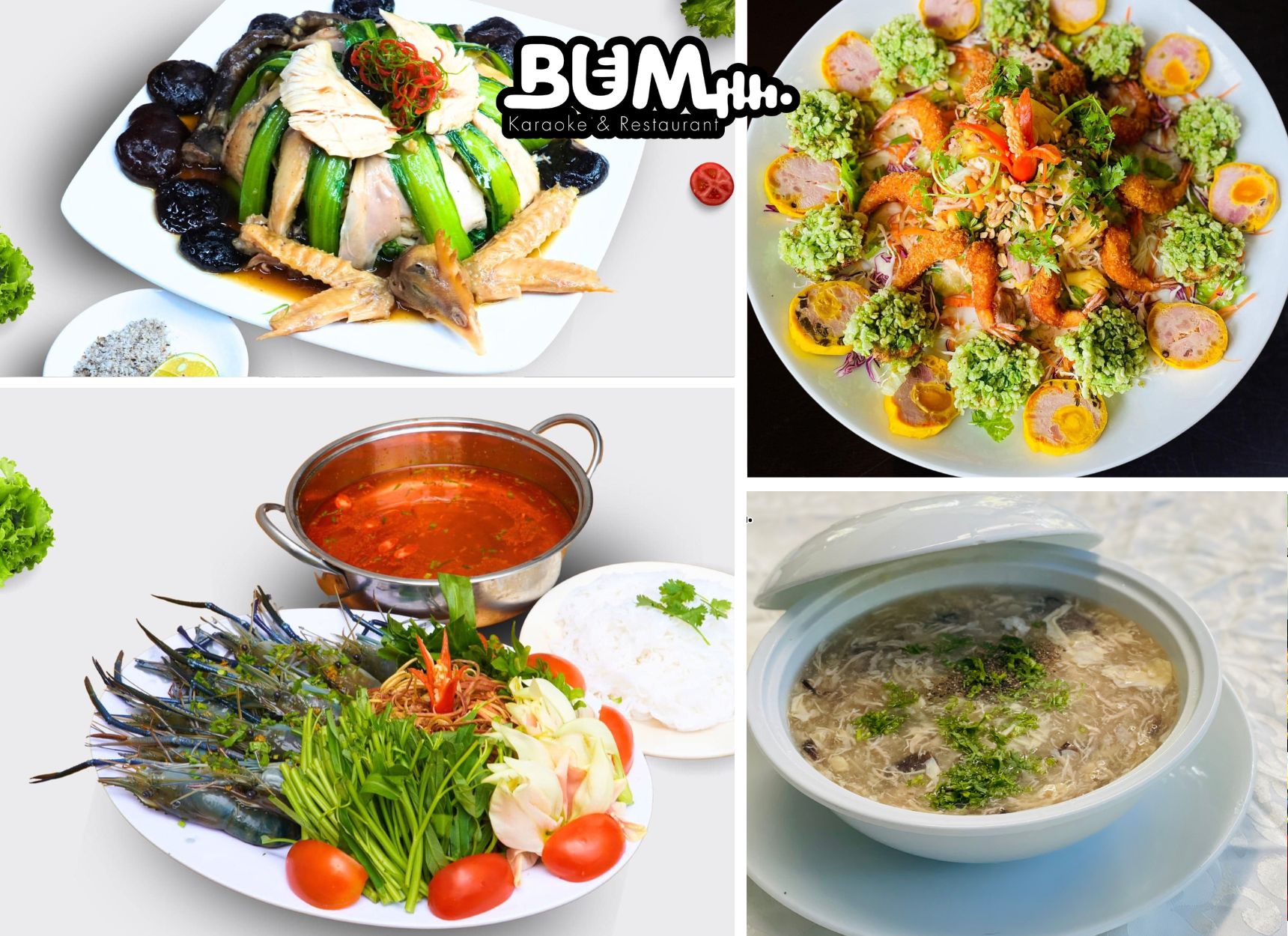 Thực đơn món ăn đa dạng