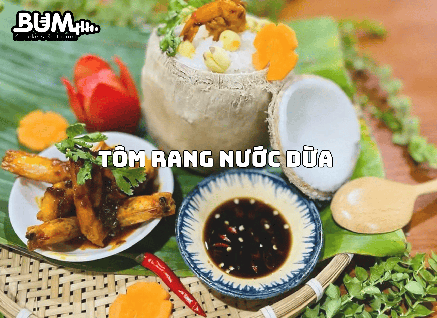 Tôm rang nước dừa